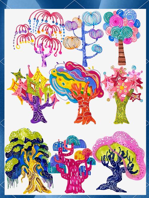 有创意的树-图1