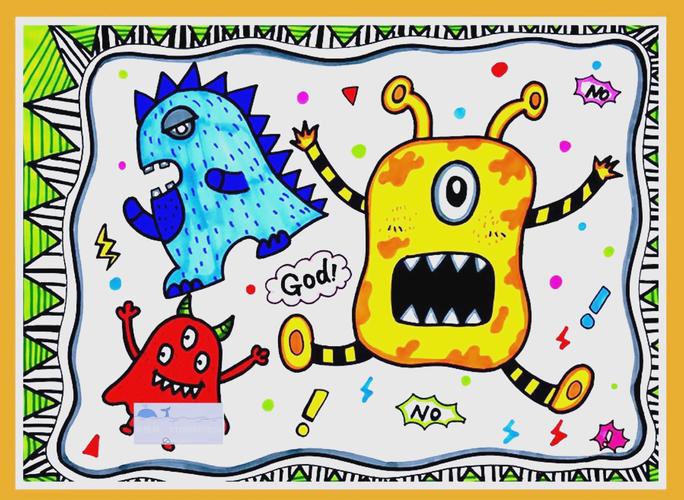 怪兽房子创意画怎么画?图片哪里有?-图2 怪兽房子创意画怎么画?图片哪里有?-图2