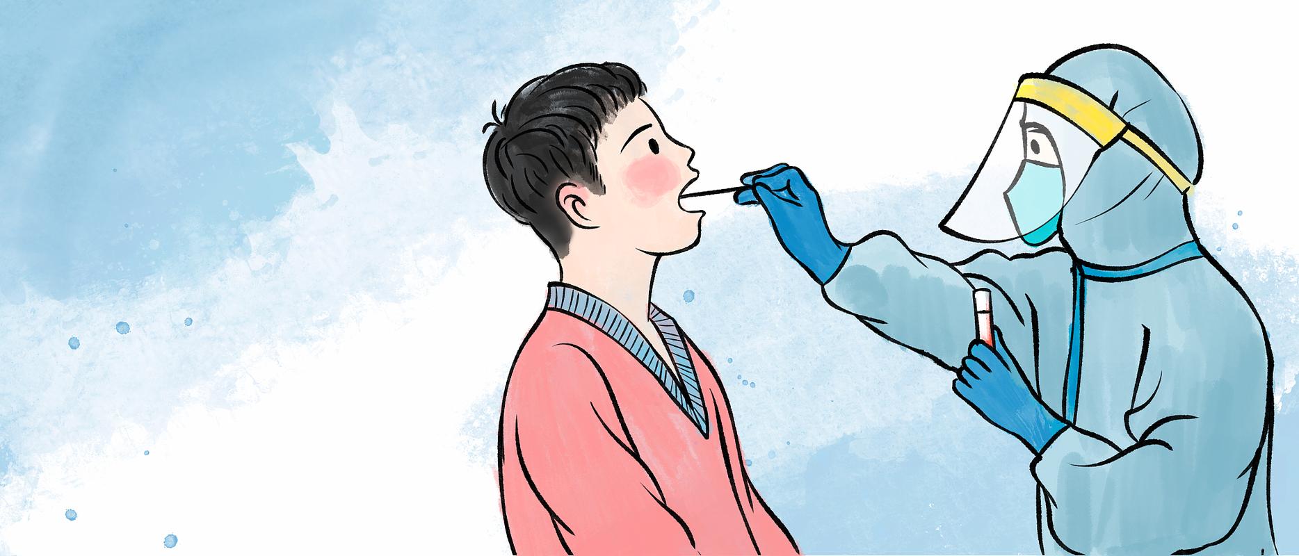 创意摘口罩，摘口罩的动作怎么画-图1