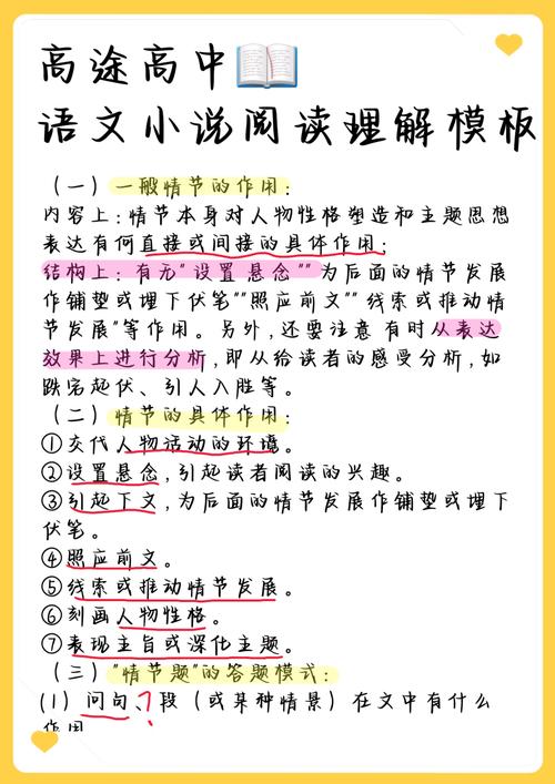 小说的答题技巧，小说的答题技巧及模板-图2