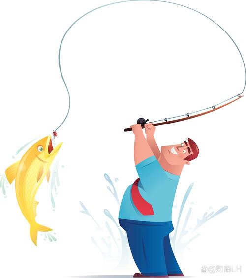 创意钓鱼图片，鱼上钩了吗？-图1