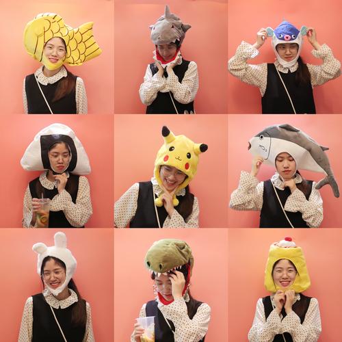 创意头套，创意头套手人可穿戴-图1