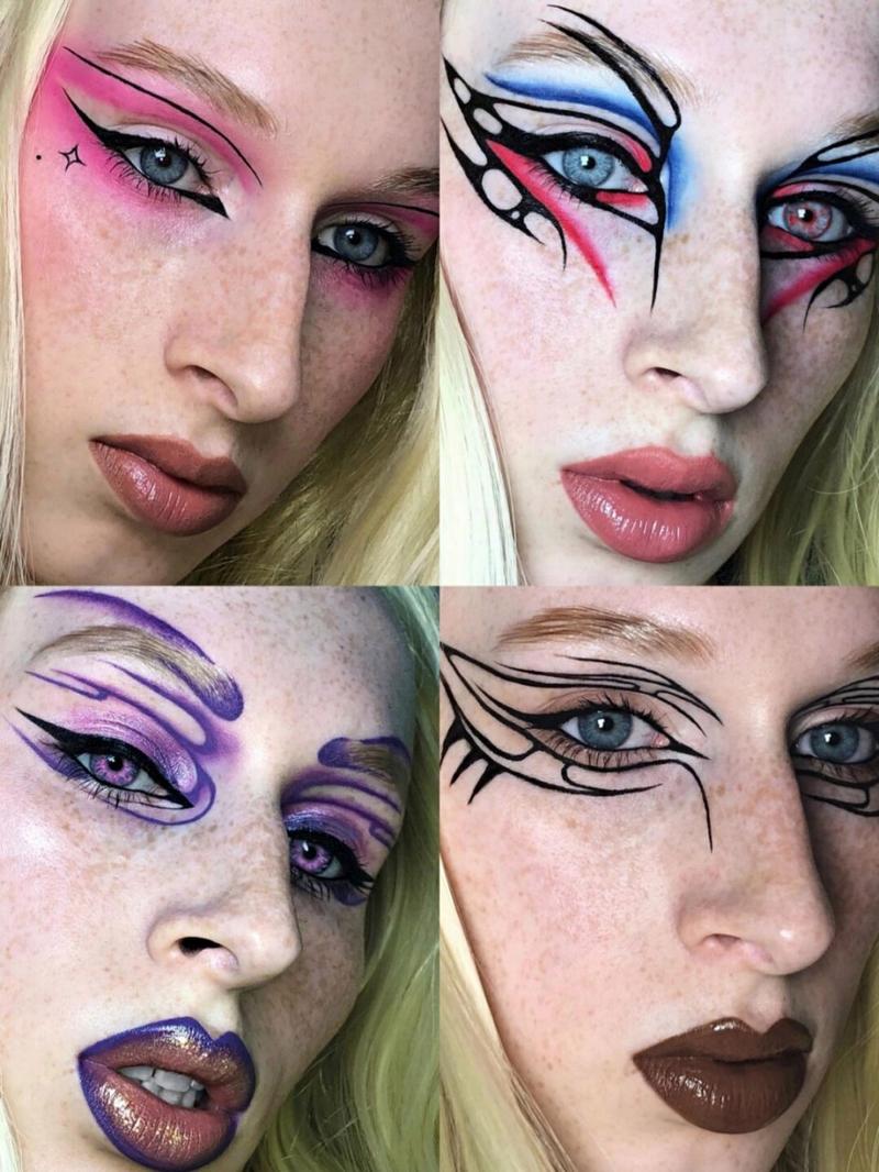 创意妆图腾，创意妆怎么画-图1