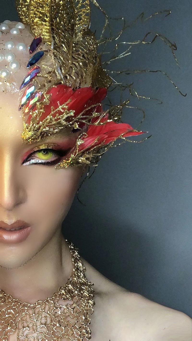 创意妆图腾，创意妆怎么画-图2