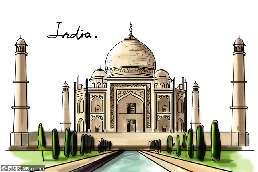 泰姬陵创意美术，泰姬陵创意美术课件-图2