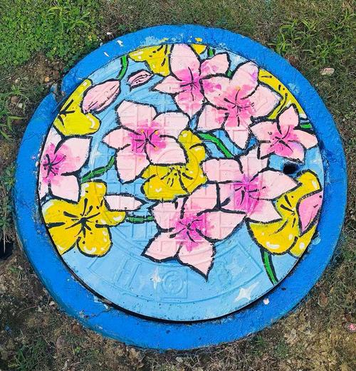 井盖画创意设计，如何让城市角落焕新彩？-图2