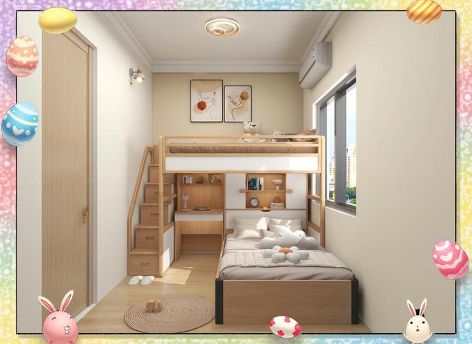 创意上下床装修效果图,这样设计能实用又省空间吗?-图2 创意上下床装修效果图,这样设计能实用又省空间吗?-图2