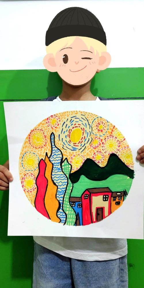 星空创意画图片，如何绘制星空创意画？-图3