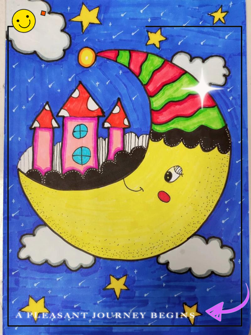 星空创意画图片，如何绘制星空创意画？-图1