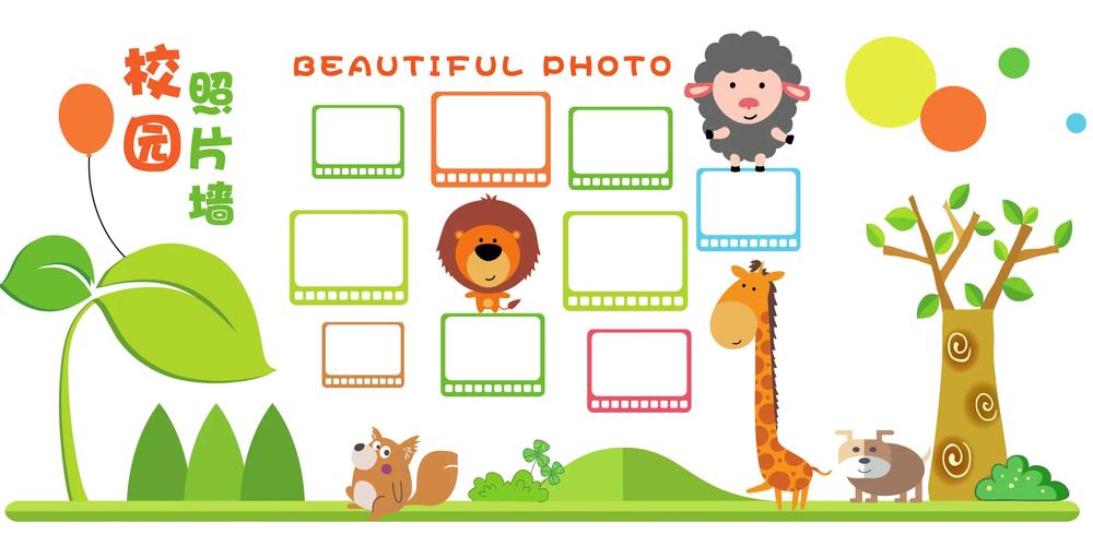幼儿园创意照片墙设计-图3