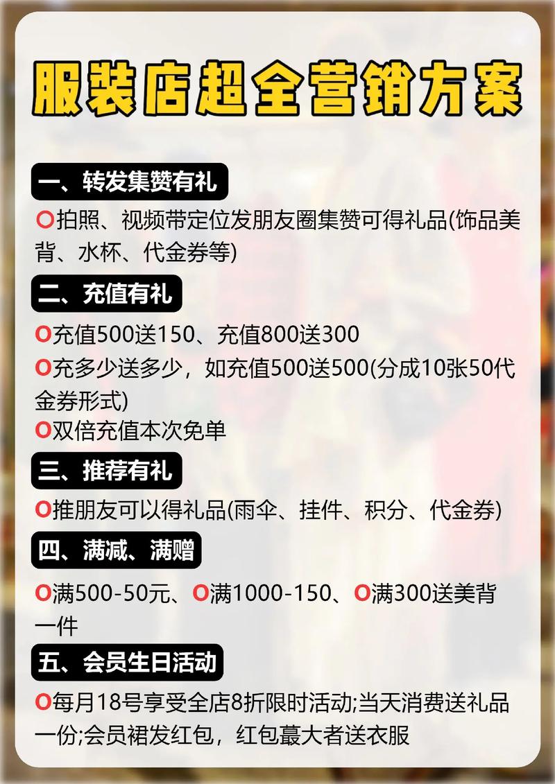服装店创意活动,服装店创意活动方案-图1 服装店创意活动,服装店创意活动方案-图1
