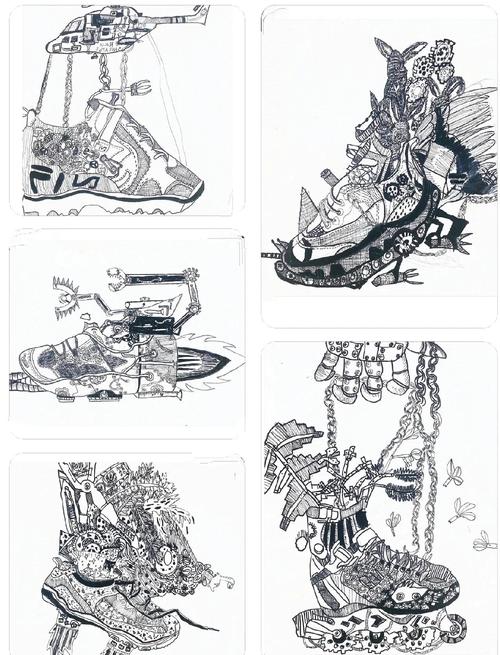 鞋子创意线稿,如何赋予设计灵魂?-图2 鞋子创意线稿,如何赋予设计灵魂?-图2