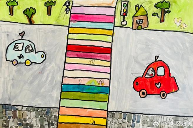 斑马线创意儿童画,斑马线绘画-图1 斑马线创意儿童画,斑马线绘画-图1