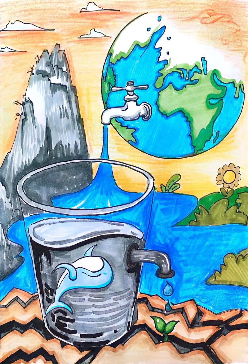 节约用水图形创意海报,节约用水图形创意海报图片-图1 节约用水图形创意海报,节约用水图形创意海报图片-图1