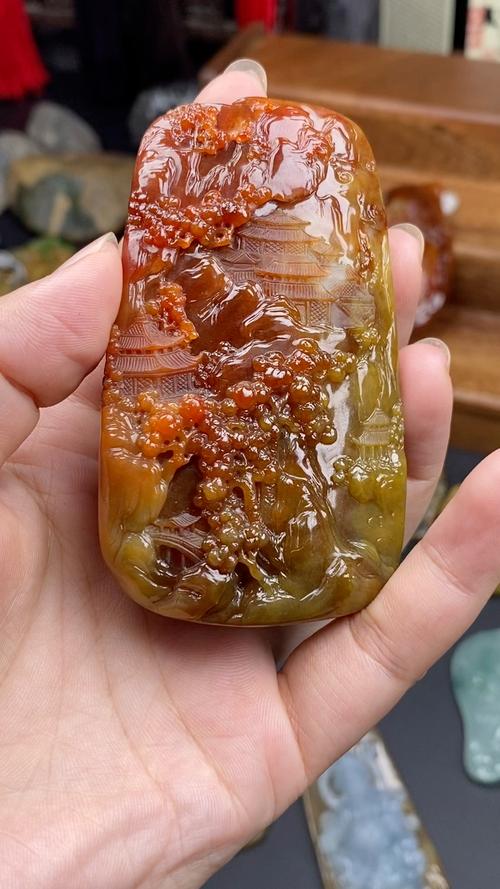 有创意的玉雕山水图片-图1 有创意的玉雕山水图片-图1