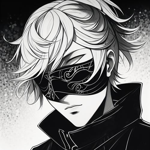 面具创意素描-图3