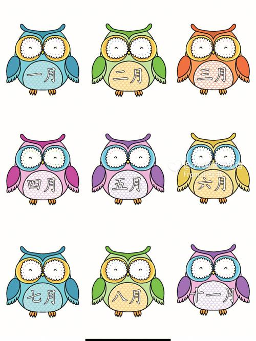 创意卡通月份,月份卡通绘画-图2 创意卡通月份,月份卡通绘画-图2