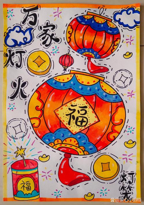 传统春节创意画有哪些独特创意？-图3