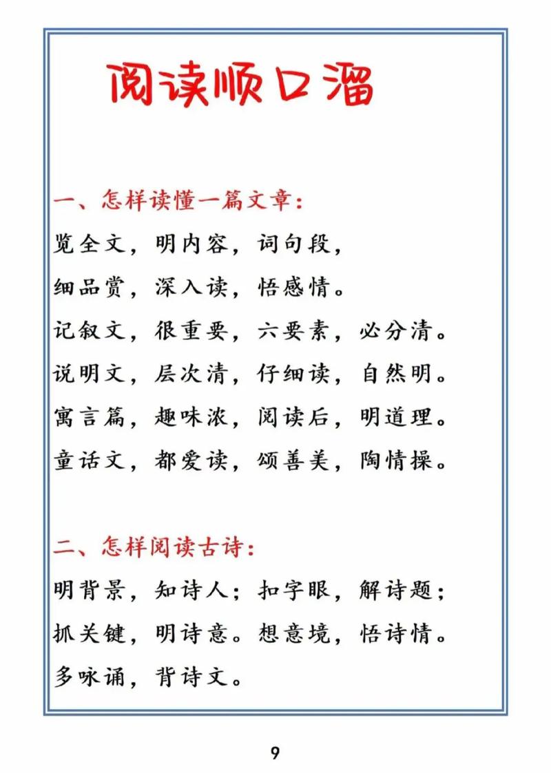 阅读技巧surveying,阅读技巧口诀顺口溜-图2 阅读技巧surveying,阅读技巧口诀顺口溜-图2