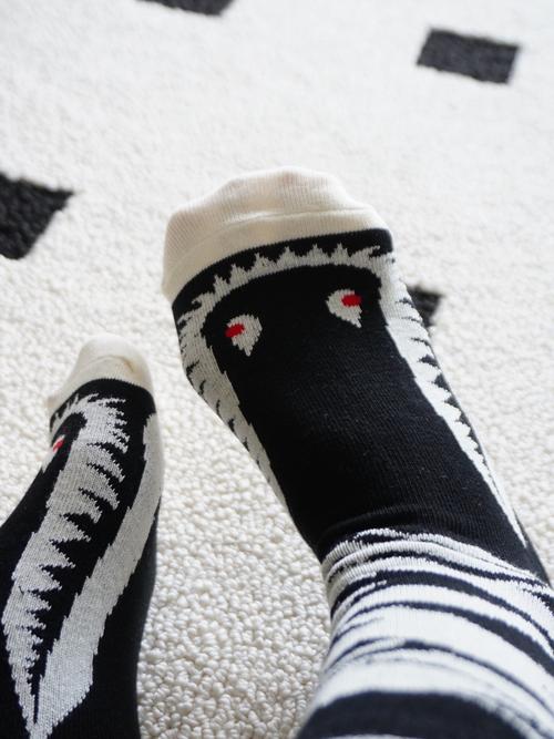 创意鲨鱼袜，鲨鱼袜子图解-图3