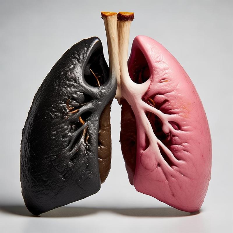 烟与肺创意图，是警示还是艺术？-图1