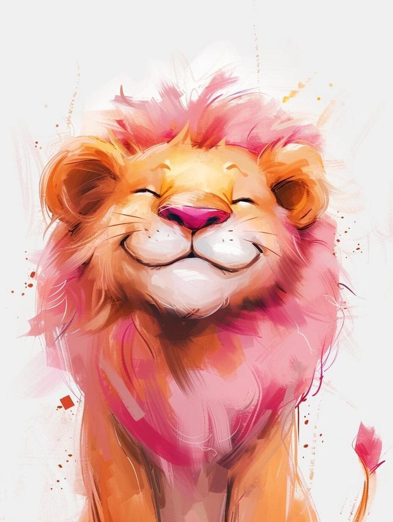 狮子创意画，如何画出独特灵魂？-图2