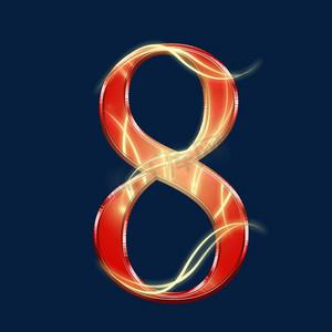 数字8创意logo设计有哪些独特思路？-图2