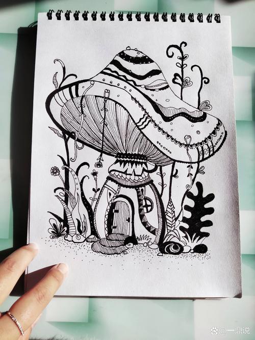简单黑白创意画，如何用极简勾勒万千想象？-图1