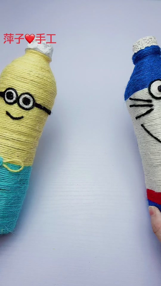 创意毛线缠瓶子如何变身可爱摆件？这些手工技巧在家能轻松复刻吗？-图2