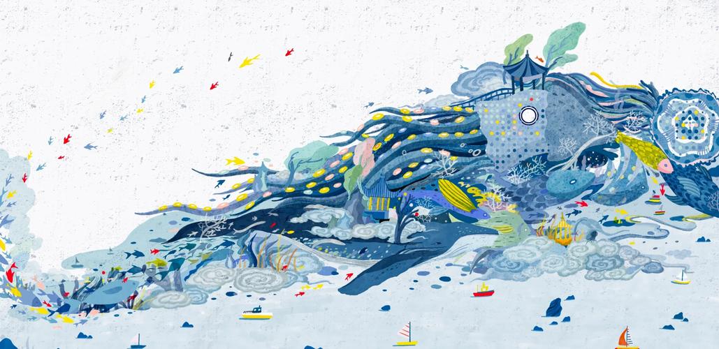 海洋创意海报如何传递海洋故事？-图2