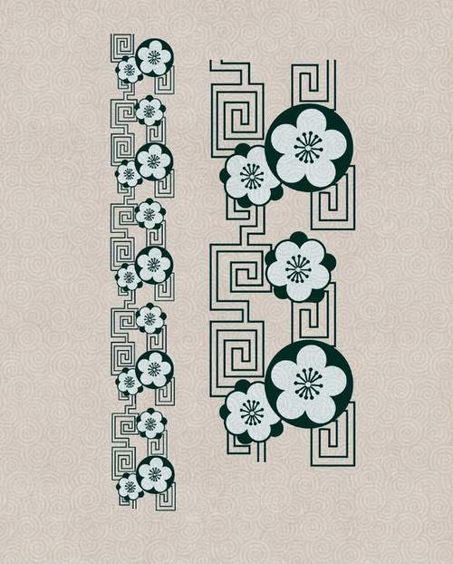 二方连续创意图如何突破传统重复模式实现视觉创新与叙事性表达？-图2