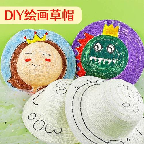 如何将日常草帽变为独特艺术品？彩绘草帽创意绘画技巧与灵感图片大全在这里！-图3