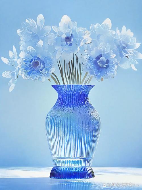 创意花瓶花，创意花瓶花纹图片-图1