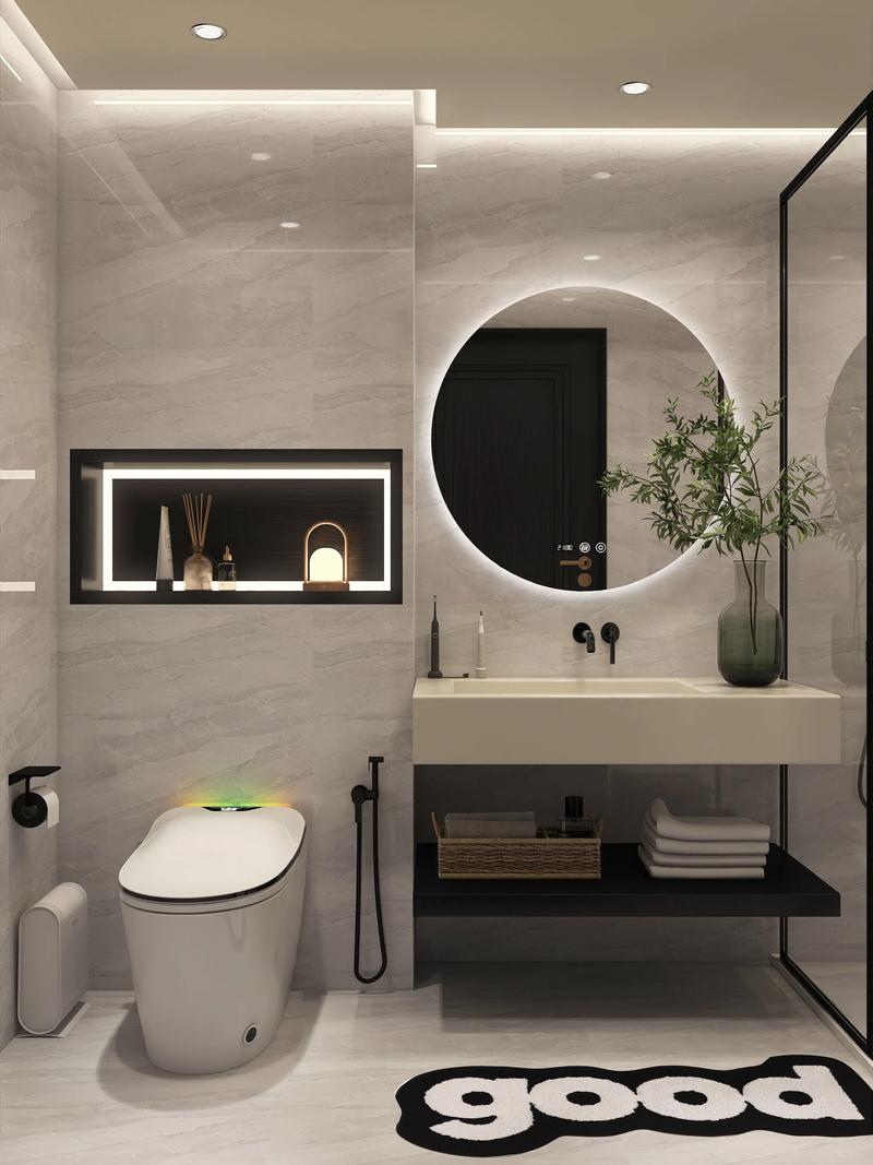 洗手间的创意设计如何突破常规,在有限空间里实现功能与美学的平衡?-图3 洗手间的创意设计如何突破常规,在有限空间里实现功能与美学的平衡?-图3