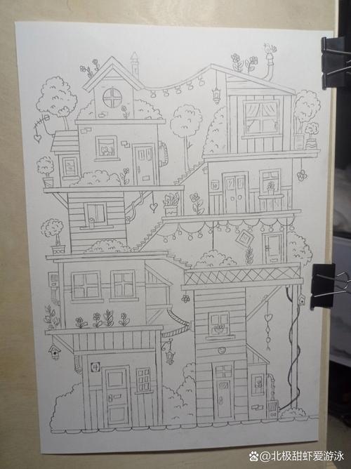 房子创意设计素描如何突破传统空间布局？这些图片里的奇思妙想能落地吗？-图1