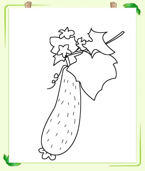 果蔬创意简笔画图片大全,如何用简单线条画出逼真又有趣的果蔬形象?-图2 果蔬创意简笔画图片大全,如何用简单线条画出逼真又有趣的果蔬形象?-图2