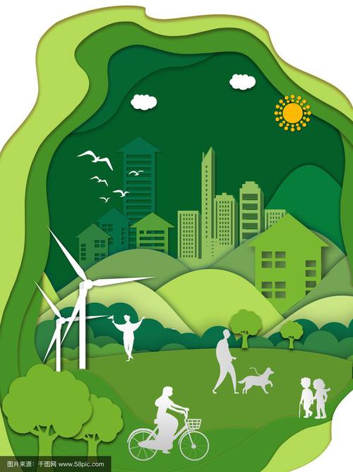 绿色出行海报，创意如何让环保活起来？-图3