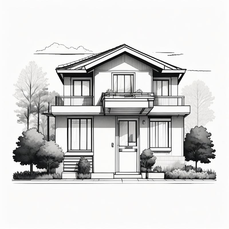 房屋创意素描,房屋创意素描图片-图1 房屋创意素描,房屋创意素描图片-图1