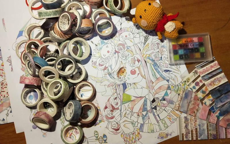 纸胶带创意画怎么玩出花样?-图2 纸胶带创意画怎么玩出花样?-图2