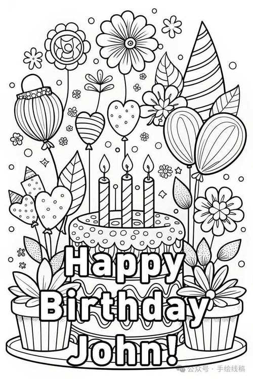 创意生日快乐手绘图片,创意生日快乐手绘图片大全-图3 创意生日快乐手绘图片,创意生日快乐手绘图片大全-图3