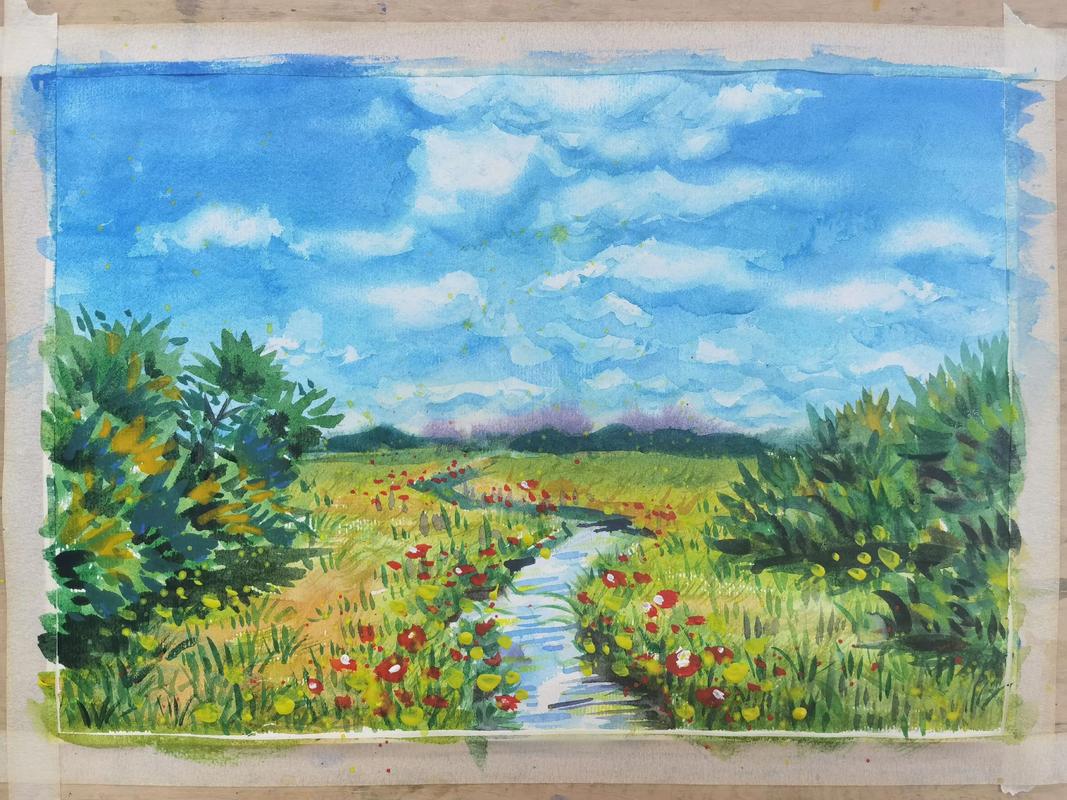 创意画草原-图1 创意画草原-图1