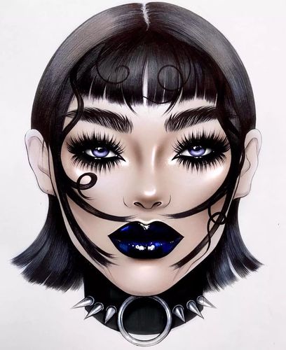 创意妆纸妆怎么画?图片大全看这里!-图3 创意妆纸妆怎么画?图片大全看这里!-图3