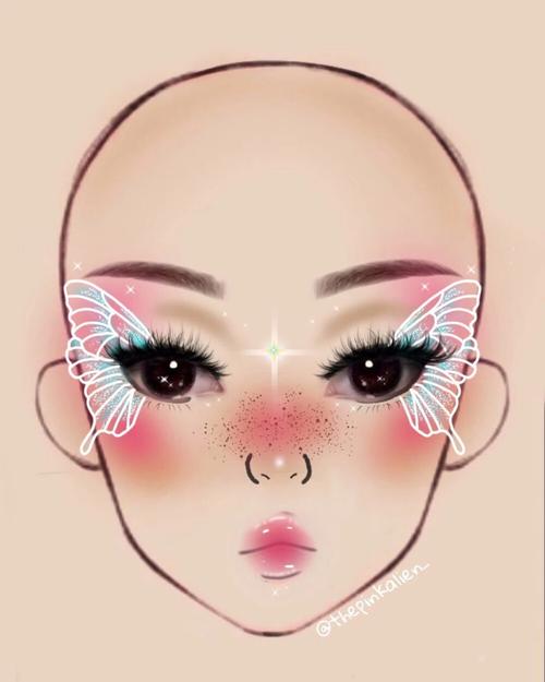 创意妆纸妆怎么画?图片大全看这里!-图2 创意妆纸妆怎么画?图片大全看这里!-图2