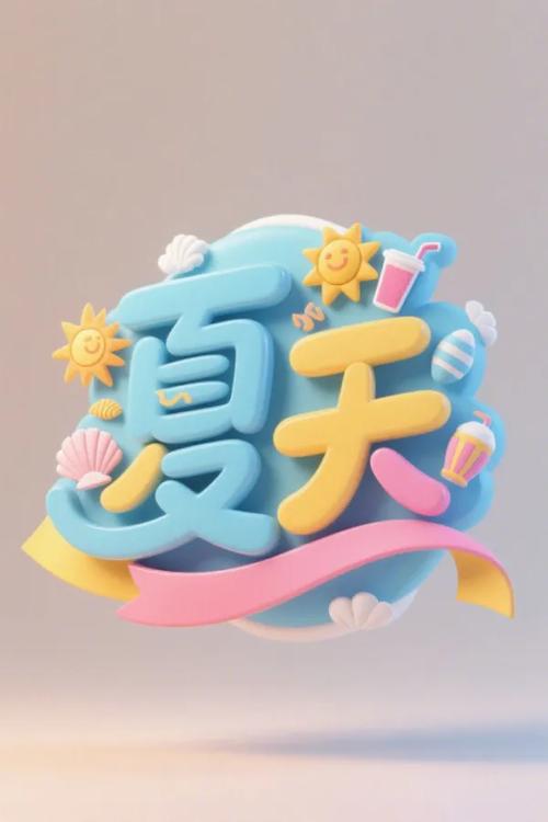 夏天字体创意设计,夏天的创意字体-图1 夏天字体创意设计,夏天的创意字体-图1