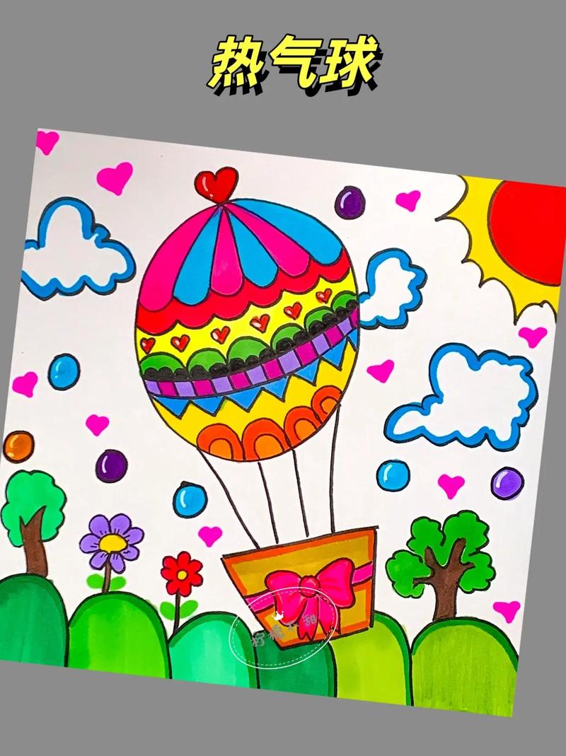热气球创意画图片有哪些?-图2 热气球创意画图片有哪些?-图2