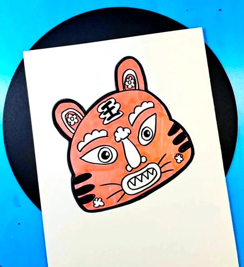 虎头帽创意，虎头帽创意画-图1