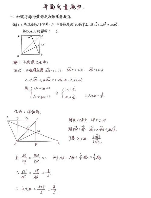 平面向量解题技巧有哪些知乎？-图1