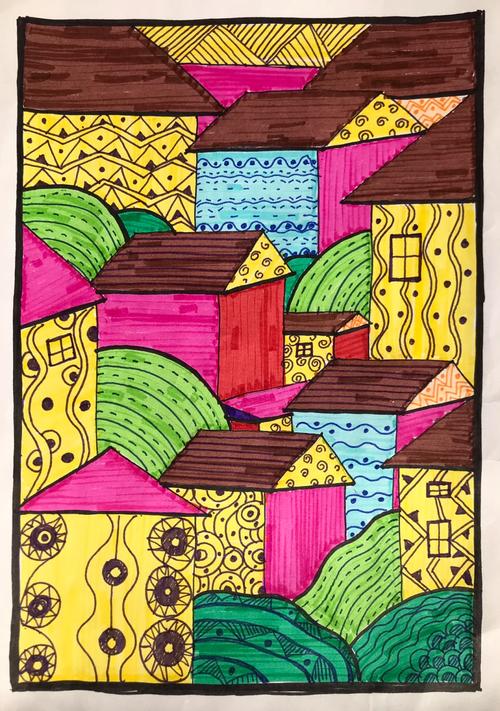 叠加创意画怎么画简单又漂亮?-图3 叠加创意画怎么画简单又漂亮?-图3