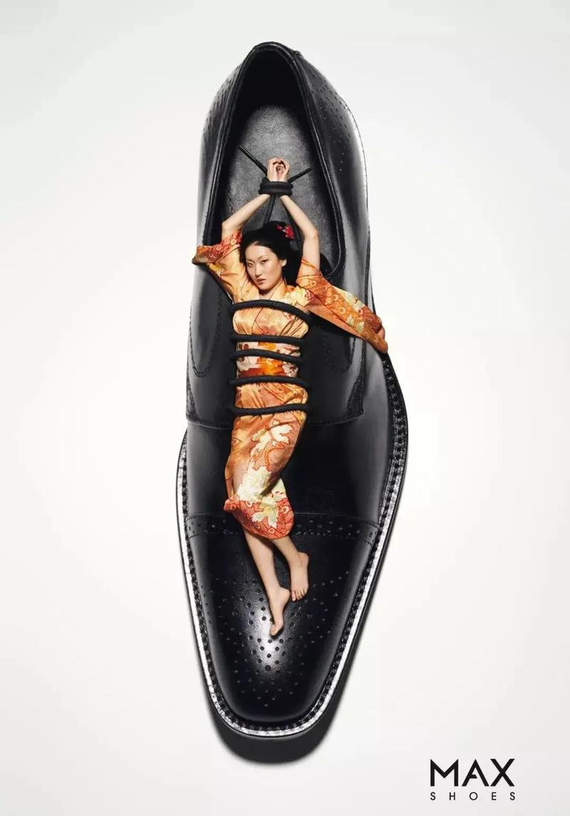 鞋创意海报如何突出设计巧思?-图1 鞋创意海报如何突出设计巧思?-图1