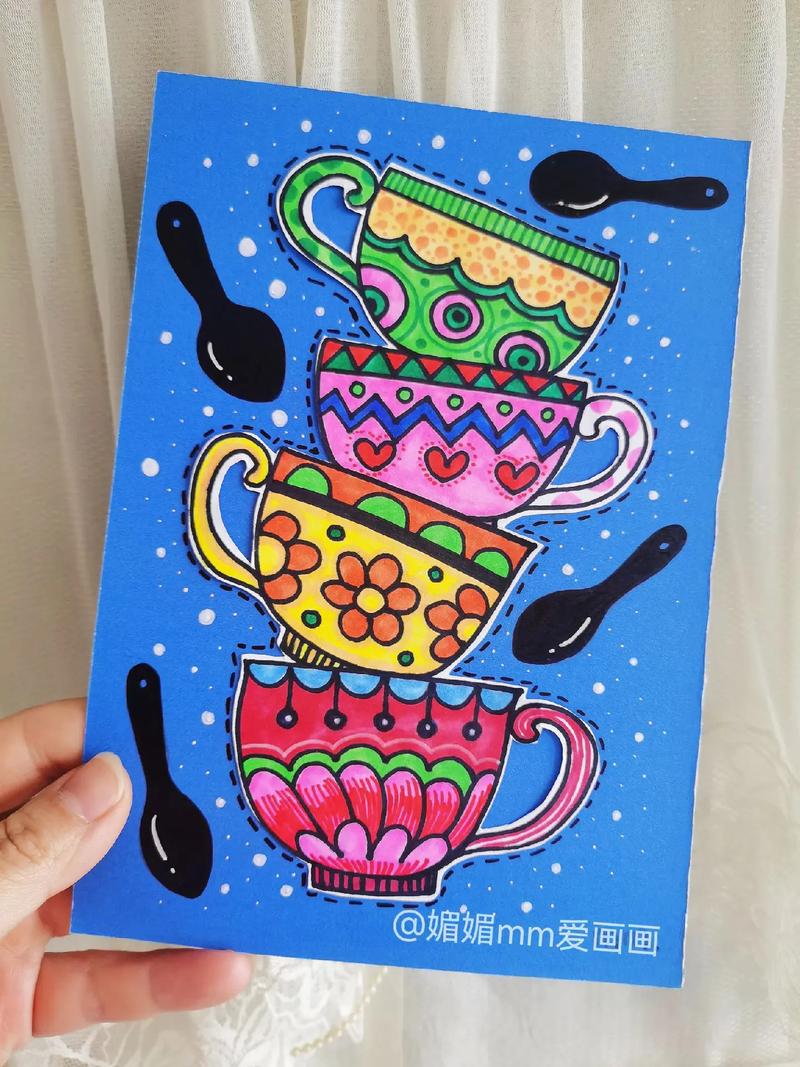 茶杯创意联想画怎么画？-图2